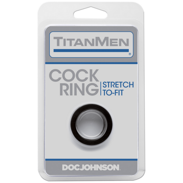 TitanMen - Stretch Cockring Black