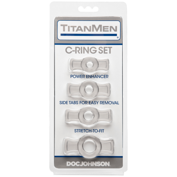 TitanMen - Cock Ring Set Clear