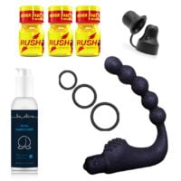 Rush Classic Poppers met Prostaat vibrator Set