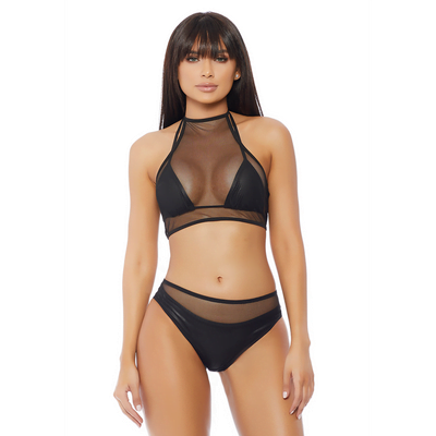 Impulse Top and Panty - Black L/XL