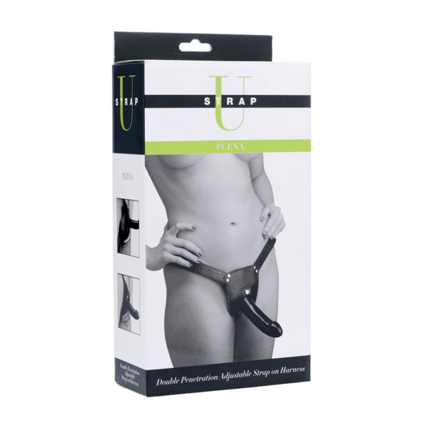 Plena Double Penetration Adjustable Strap on Harness