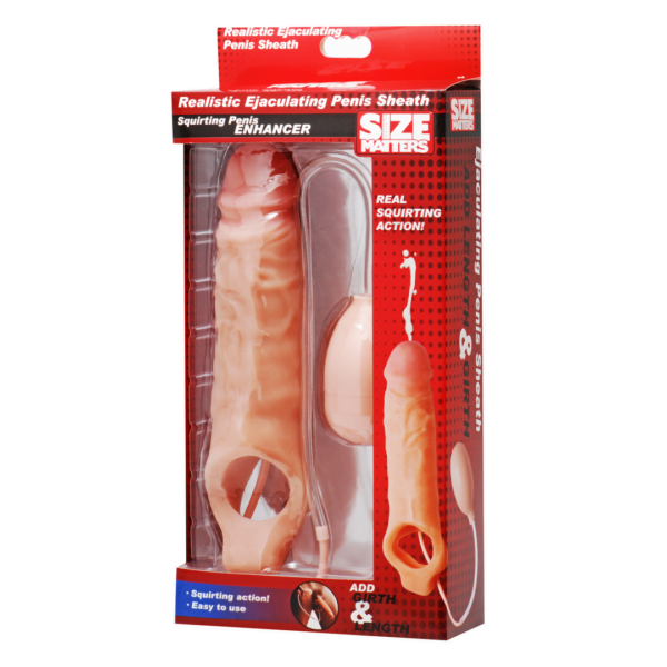 XR Brands - Realistic Ejaculating Penis Sheath