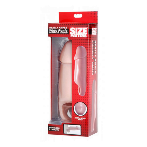 Really Ample Wide Penis Enhancer Sheath - Skin