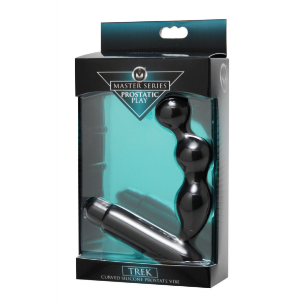 Master Series - Trek - Curved Silicone Prostate Vibe