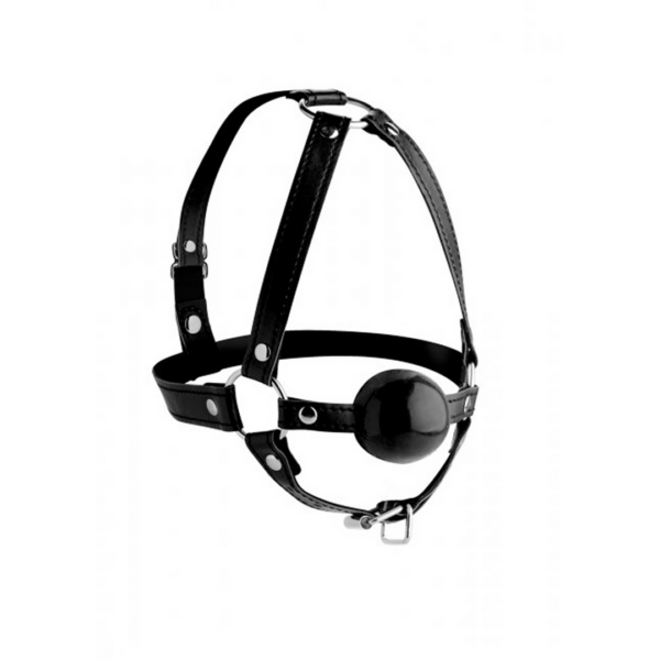 Strict - Head Harness with Ball Gag 1.5"