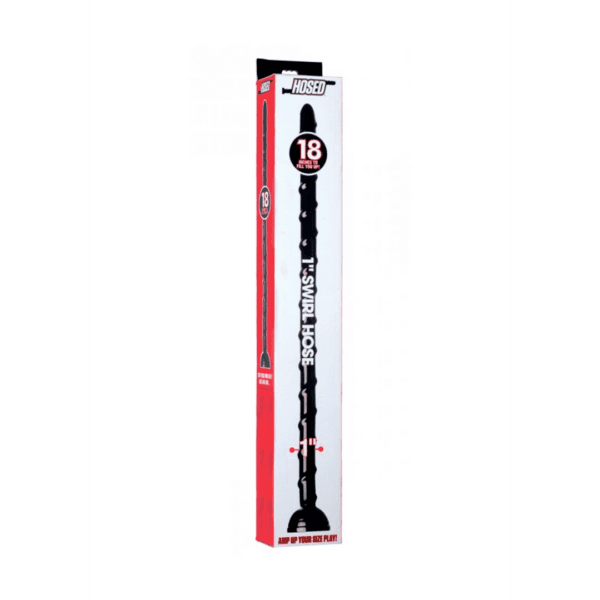 Hosed - 1" Swirl Hose - 18" Long - Black