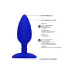 Elegance - Heating Anal Butt Plug - Glow - Blue