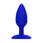 Elegance - Heating Anal Butt Plug - Glow - Blue