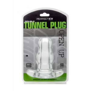 PerfectFit - Double Tunnel Plug   - Medium - Transparent