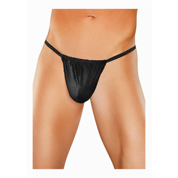 Nylon Spandex -  Posing Strap  - Black - One Size