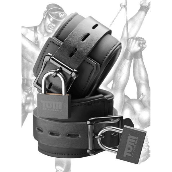 Tom Of Finland - Neoprene Wrist Cuffs with Lock