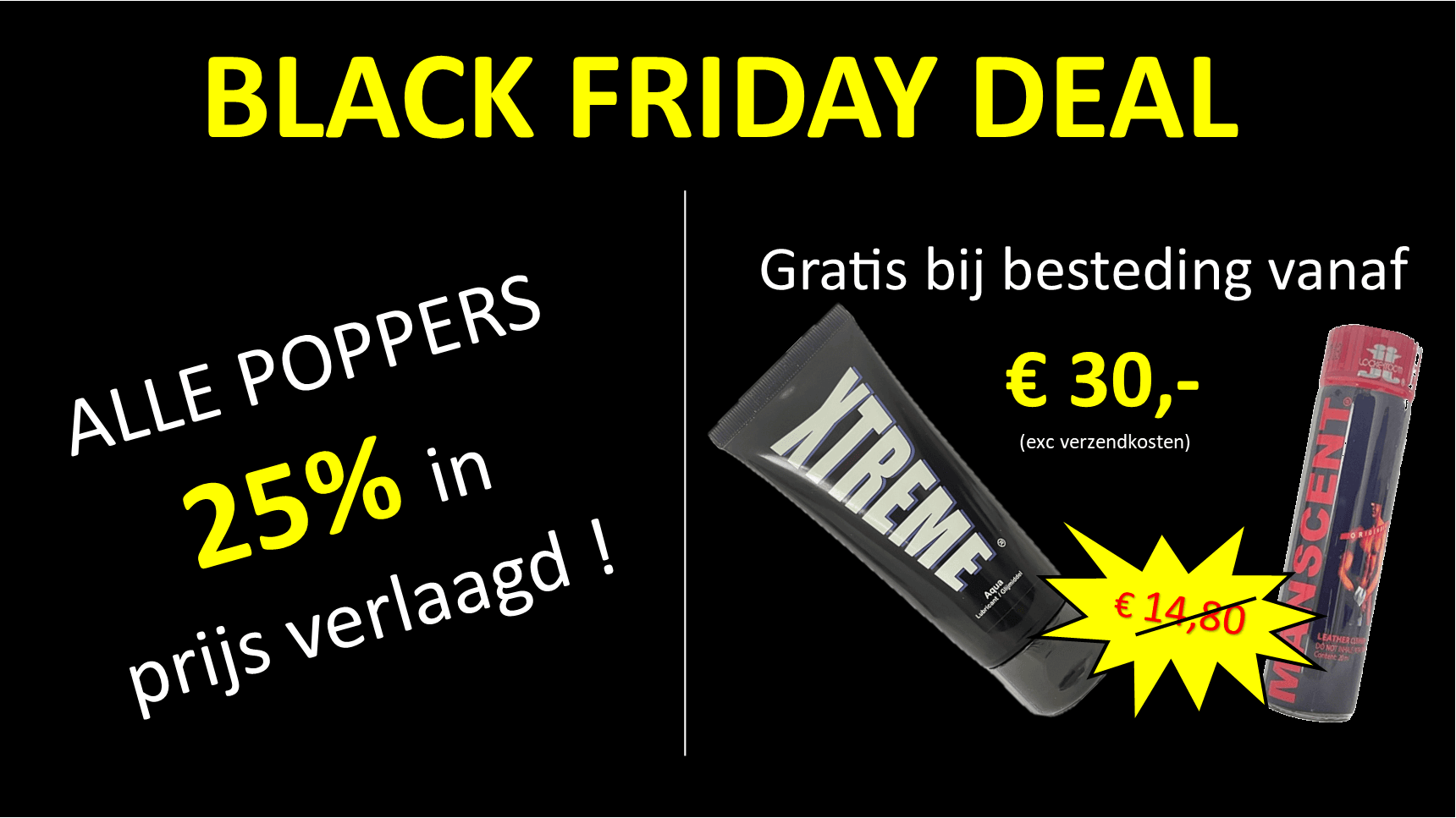 black friday deal poppers store.nl