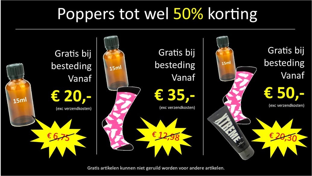 poppers aanbieding februari 2025 banner